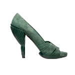 Green Suede Miu Miu Heels