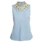 Blue Fabric Moschino Top