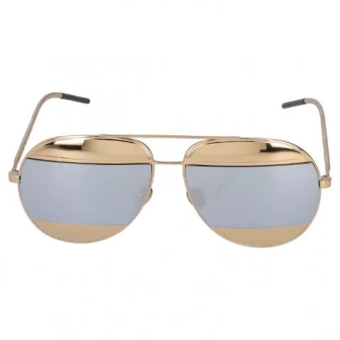 Gold Fabric Dior Sunglasses