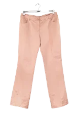 Pink Fabric Dior Pants