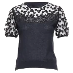 Black Cashmere Giambattista Valli Sweater