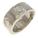 Silver White Gold Cartier Ring