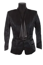 Black Linen Barbara Bui Blazer