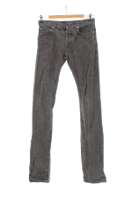 Grey Cotton Dior Pants