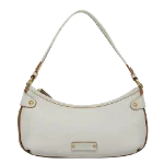 White Leather Salvatore Ferragamo Shoulder Bag