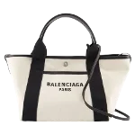 White Cotton Balenciaga Shopper