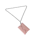 Pink Leather Louis Vuitton Wallet on Chain