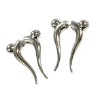 Silver Silver Balenciaga Earrings