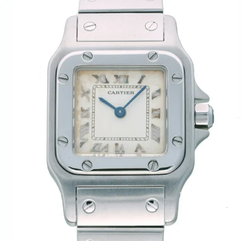 White Stainless Steel Cartier Watch
