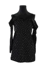 Black Viscose Self Portrait Dress