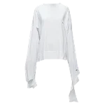 White Cotton Vetements Sweater