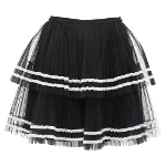 Black Polyester Valentino Skirt