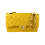 Yellow Leather Chanel Timeless