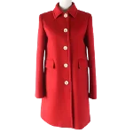 Red Canvas Gucci Coat