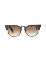 Grey Fabric Fendi Sunglasses