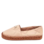 Beige Leather Dolce & Gabbana Espadrilles