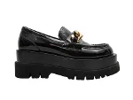 Black Leather Jeffrey Campbell Flats