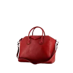 Red Leather Givenchy Antigona