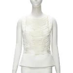 White Polyester Tom Ford Top