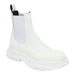 White Leather Alexander McQueen Boots