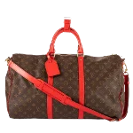 Brown Canvas Louis Vuitton Keepall