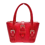 Red Leather Loewe Tote