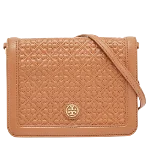 Brown Leather Tory Burch Crossbody Bag