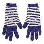 Blue Wool Gucci Gloves