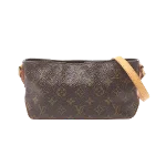 Brown Canvas Louis Vuitton Trotteur