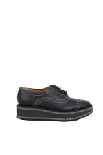 Black Leather Robert Clergerie Flats