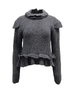 Grey Wool Ganni Sweater