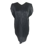 Black Plastic Issey Miyake Dress