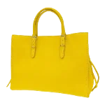 Yellow Leather Balenciaga Papier