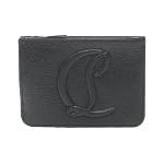 Black Leather Christian Louboutin Wallet