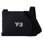 Black Plastic Y-3 Crossbody Bag