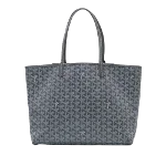 Grey Fabric Goyard St Louis Tote