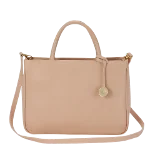 Beige Leather Furla Shoulder Bag