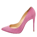 Pink Suede Christian Louboutin Heels