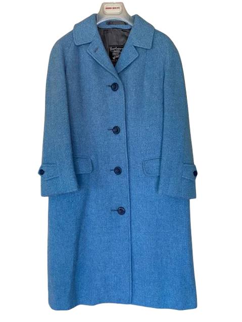 Blue Wool Burberry Jacket