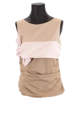 Beige Cotton Paule Ka Top