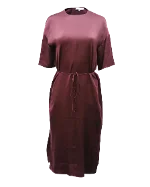 Burgundy Silk Vince Dress