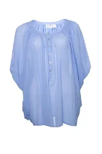 Blue Fabric Designers Remix Top