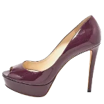 Purple Leather Jimmy Choo Heels