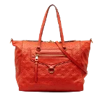 Red Leather Louis Vuitton Lumineuse