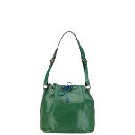 Green Leather Louis Vuitton Petit Noe