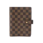 Brown Canvas Louis Vuitton Agenda