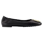 Black Leather Alexander McQueen Flats