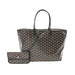 Black Canvas Goyard Tote