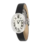 Silver White Gold Cartier Watch