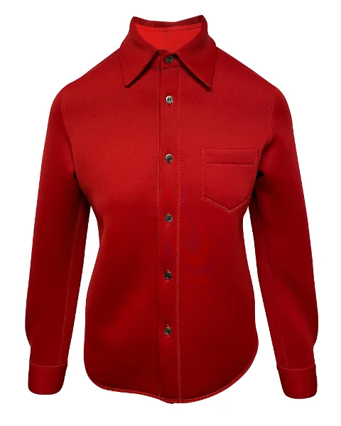 Red Polyester Junya Watanabe Shirt